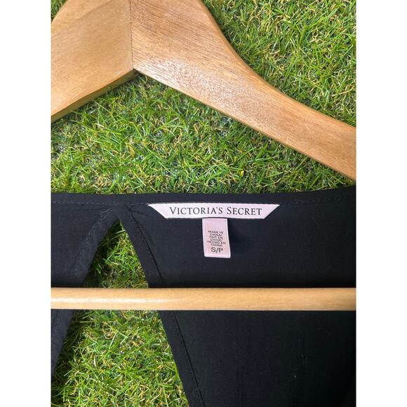 Victoria's Secret‎ Black Plunge V-Neck Batwing Swim Cover-Up Size S Small - Picture 7 of 11